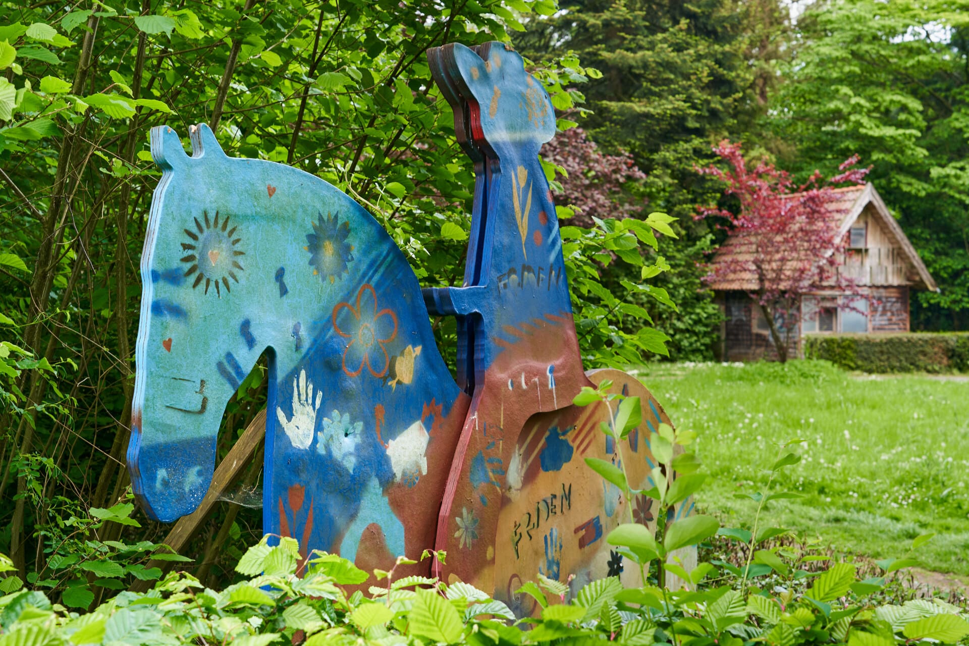 Reiterstandbild des F&uuml;rstbischofs Christoph Bernhard von Galen im Stadtpark, Foto G&uuml;nter Seggeb&auml;ing